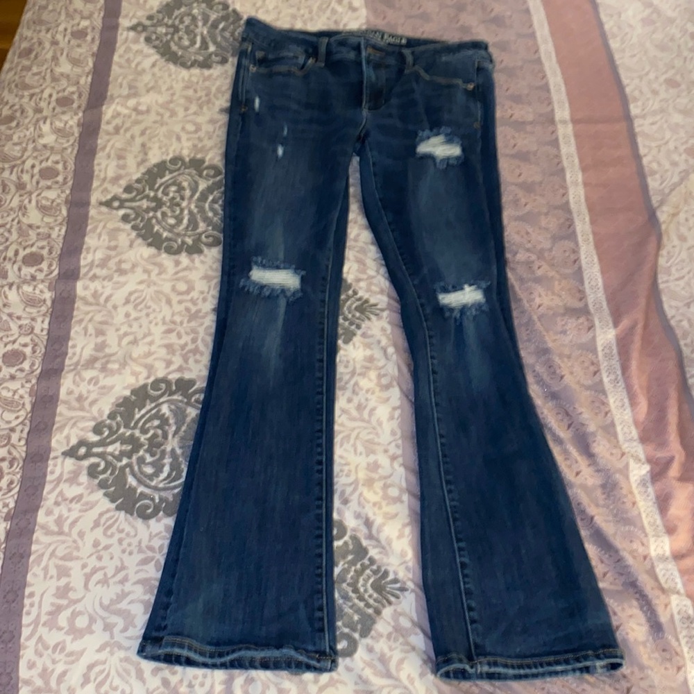 American Eagle skinny kick jeans